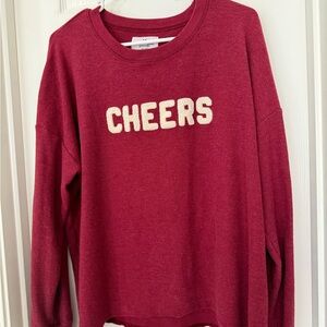 American Eagle Outfitters Red Pullover